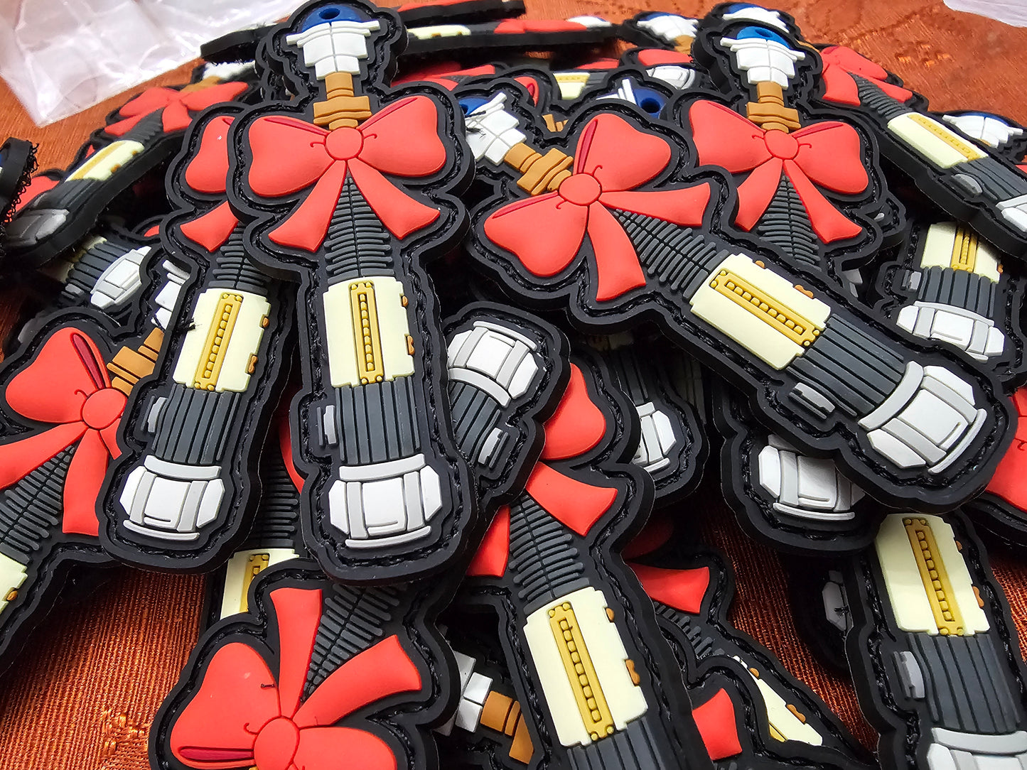 Obi-Wan Holiday Saber - PVC Patch Ornament