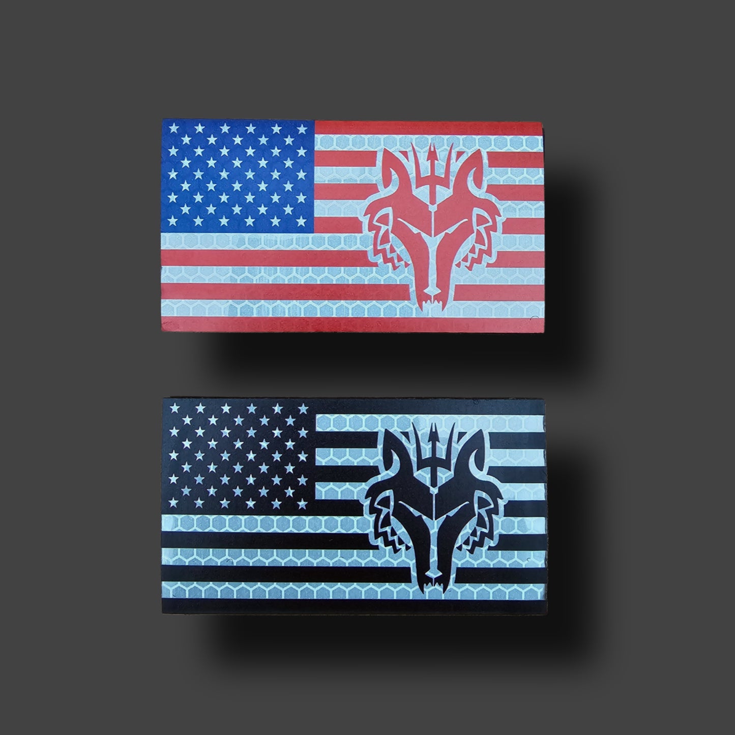 Wolf Team 6 US Flag, IR Reflective