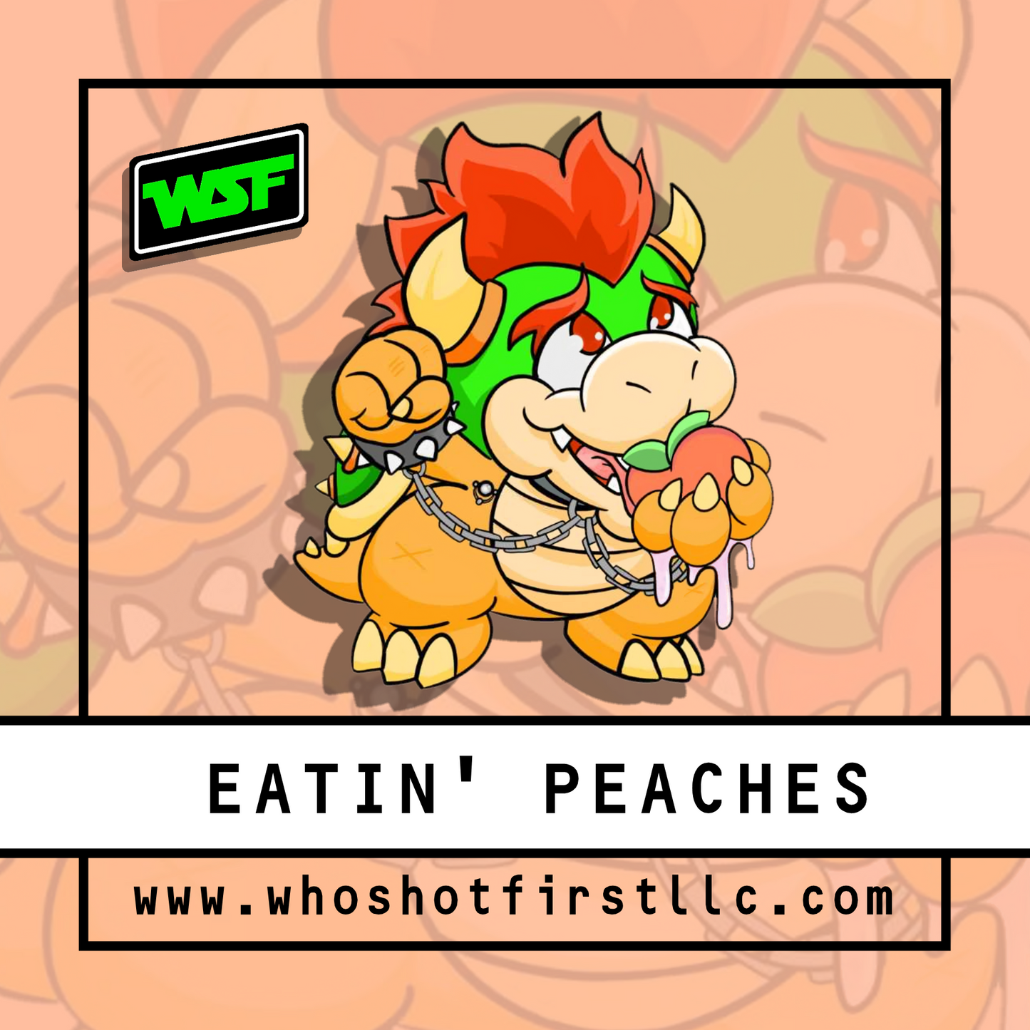Eatin Peaches - Bowser PVC Patch