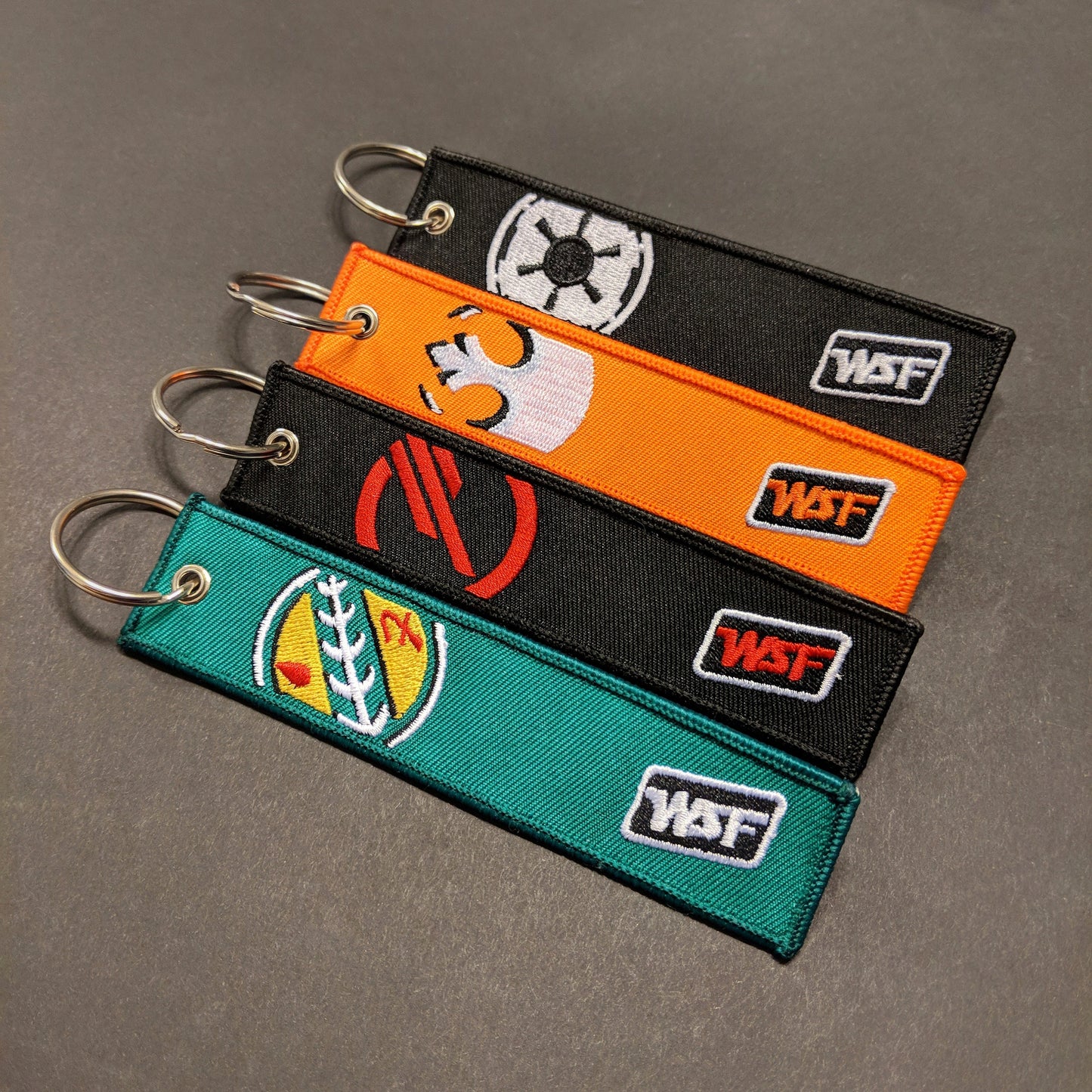 SW Keychains - Luggage Flight Tags - Unique Star Wars Inspired Gift Jedi Boba Fett Rebel Ahsoka Sabine Imperial