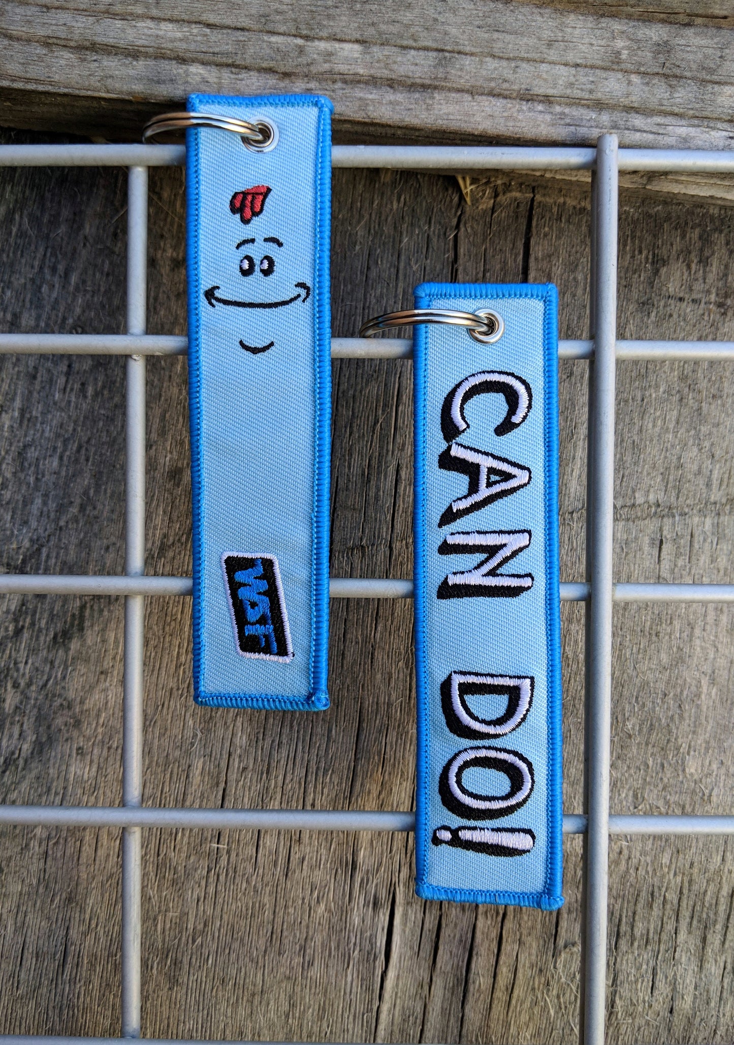 Unique Keychains Luggage Flight Tags Rick and Morty Inspired Travel Gift Idea Mr Meeseeks Noob Noob