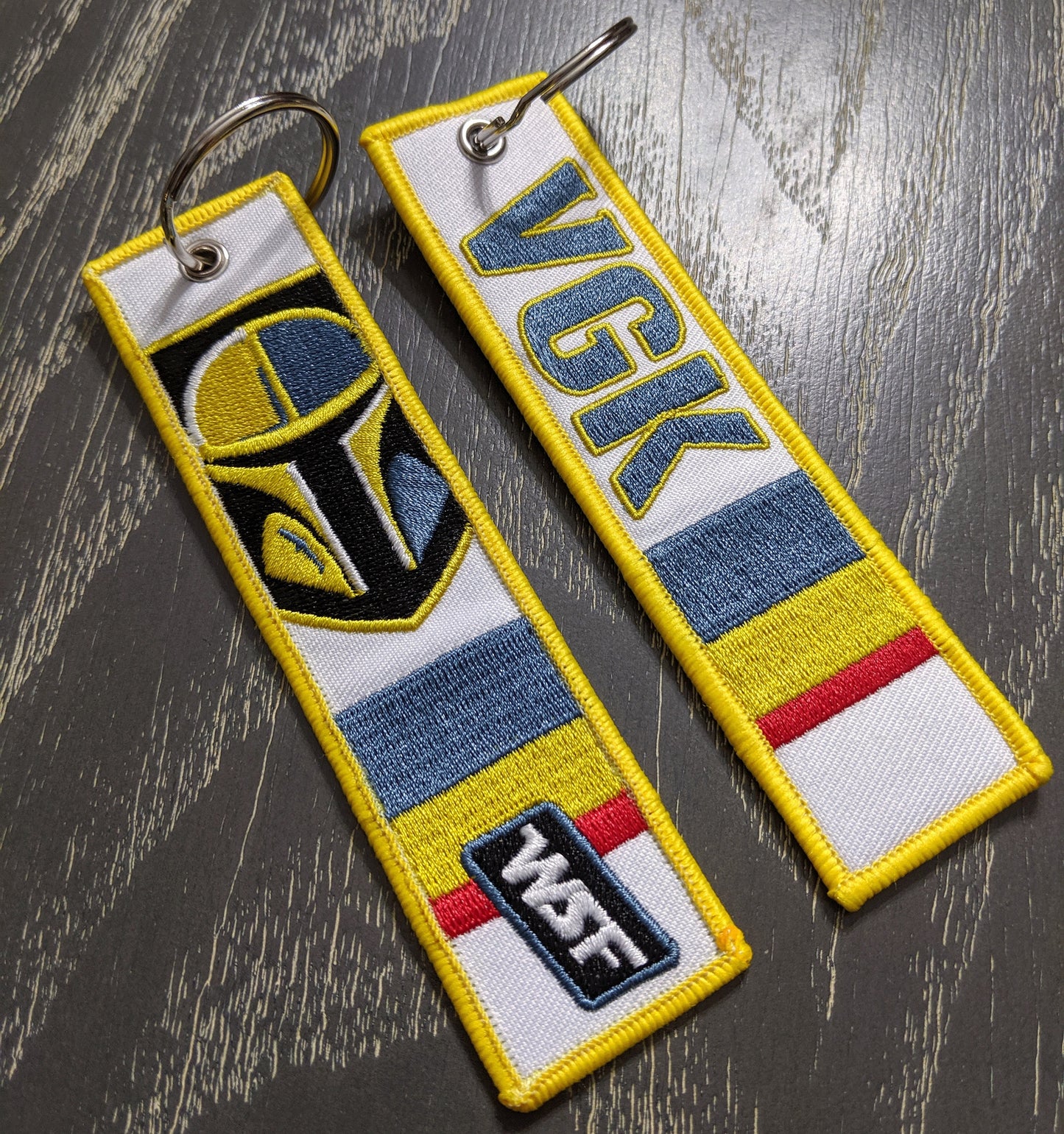 VGK Vegas Knights - Keychain Luggage Flight Tag Star wars Travel Gift