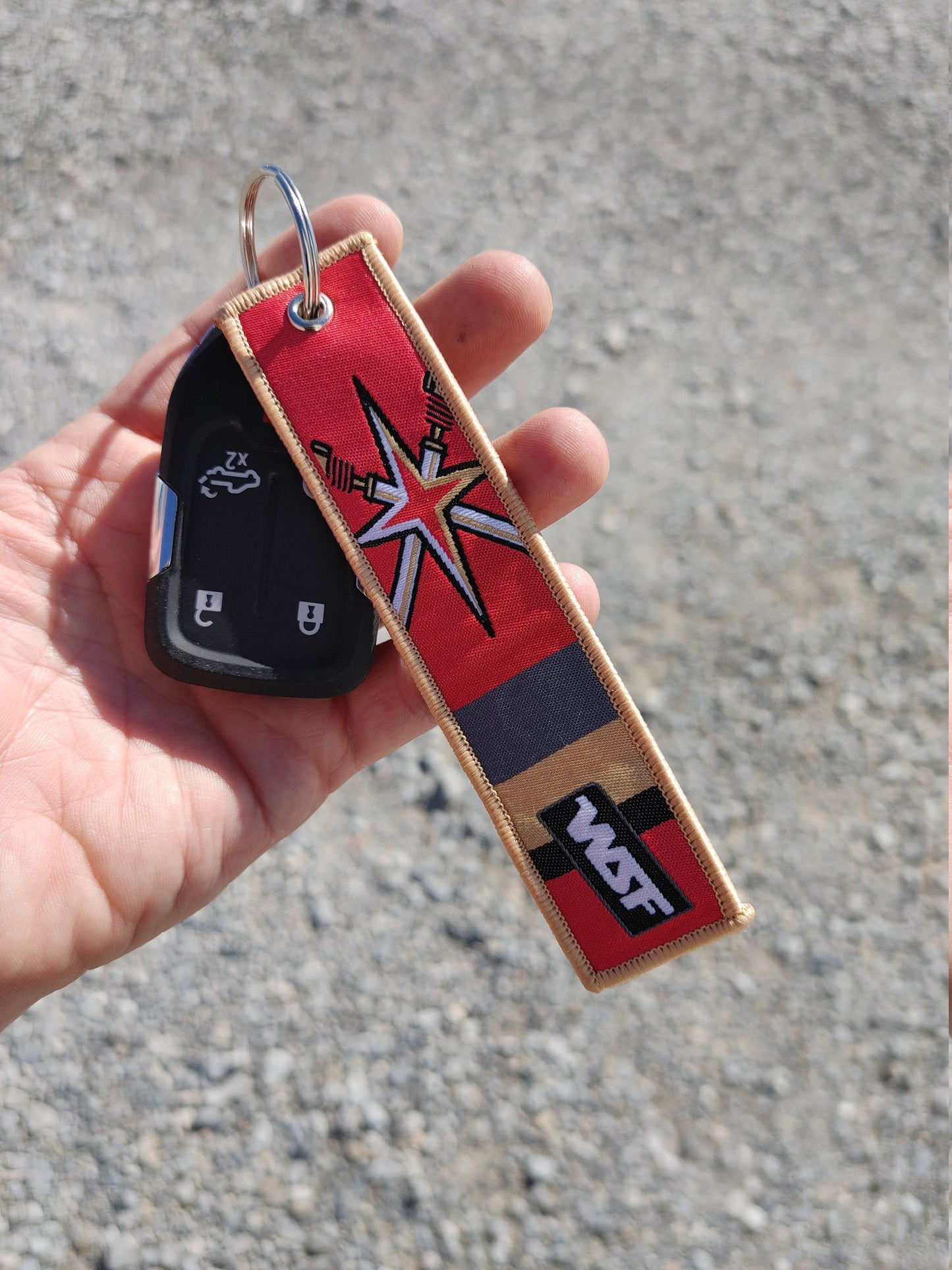 VGK Vegas Knights - Keychain Luggage Flight Tag Star wars Travel Gift
