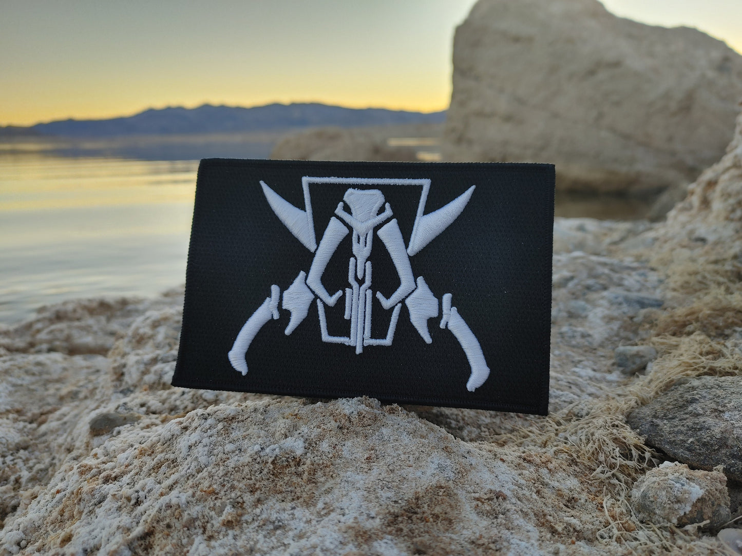 Jolly Mando - 3D Embroidered Tactical Morale Patch - Unique star wars boba fett mandalorian inspired gift idea