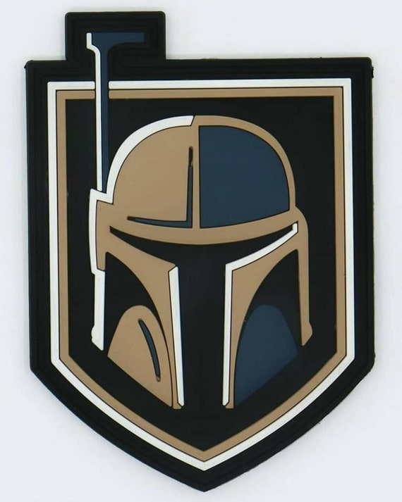 Golden Fett - PVC Tactical Morale Patch - NHL VGK Vegas Knights Hockey gift idea