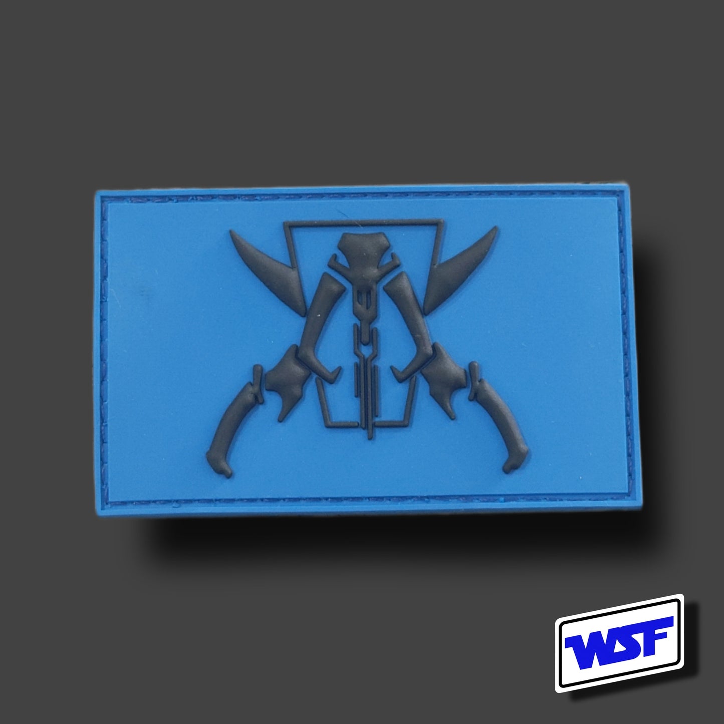 Jolly Mando - Mandalorian Jolly Roger Pirate Flag - Unique PVC Tactical Morale Patch - Star wars inspired Gift Mythosaur