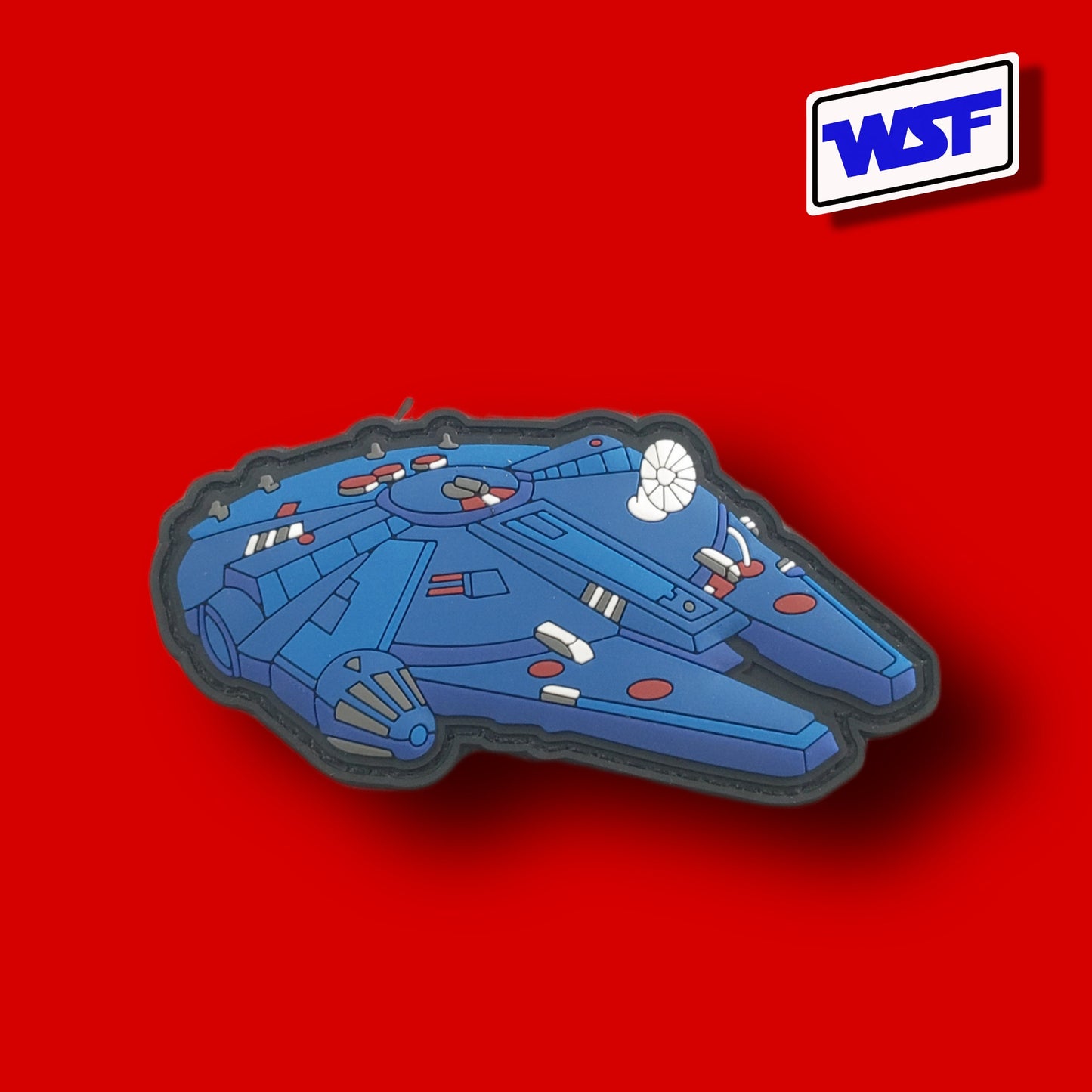 Blue Falcon - PVC Tactical Morale Patch - Unique Military Star wars millenium falcon inspired gift idea