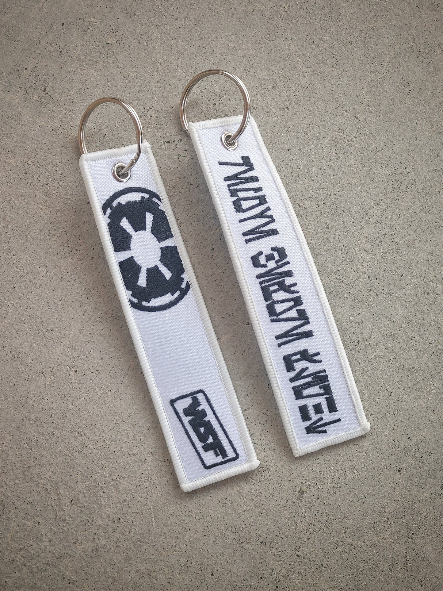 SW Keychains - Luggage Flight Tags - Unique Star Wars Inspired Gift Jedi Boba Fett Rebel Ahsoka Sabine Imperial