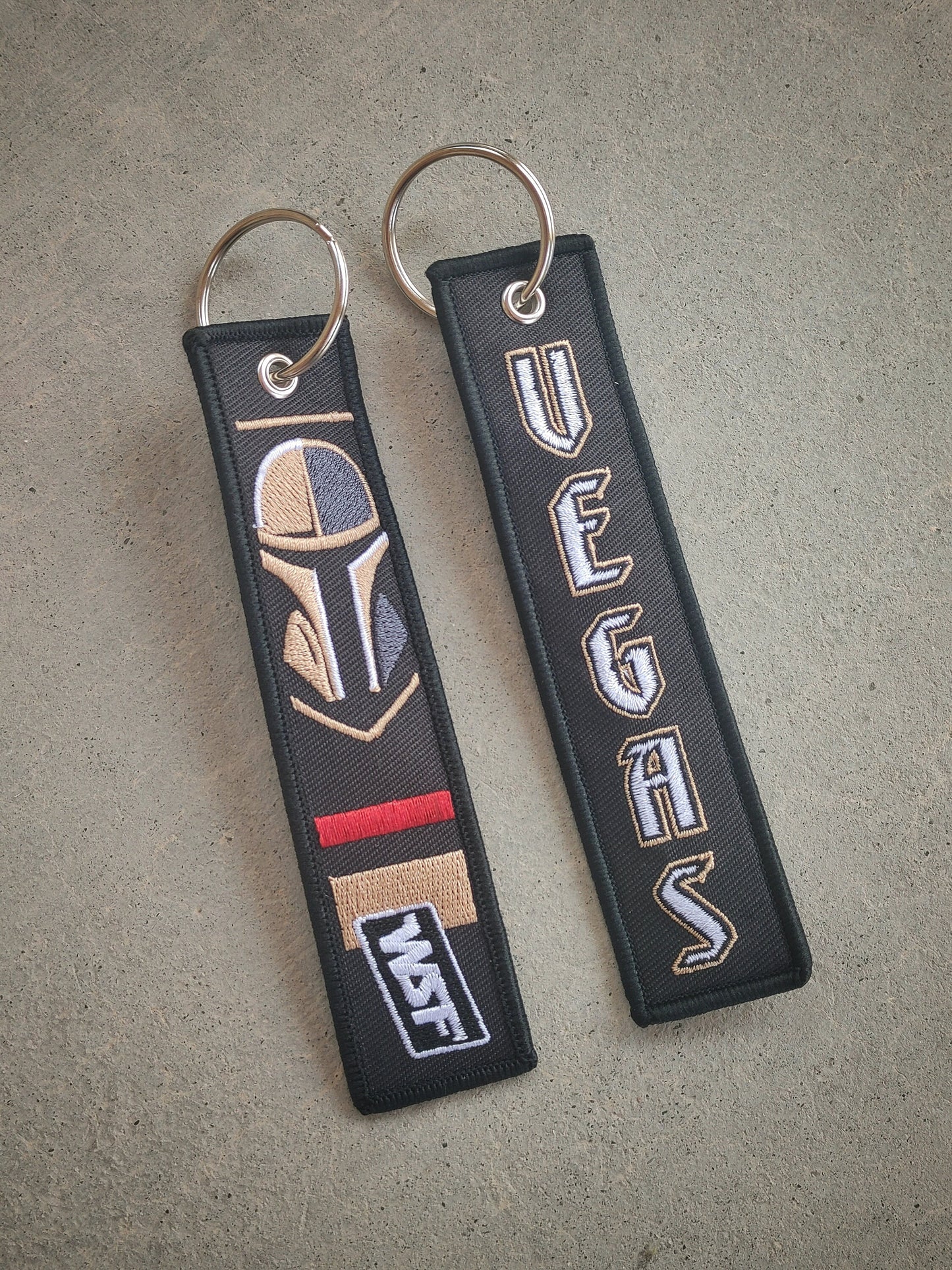 VGK Vegas Knights - Keychain Luggage Flight Tag Star wars Travel Gift