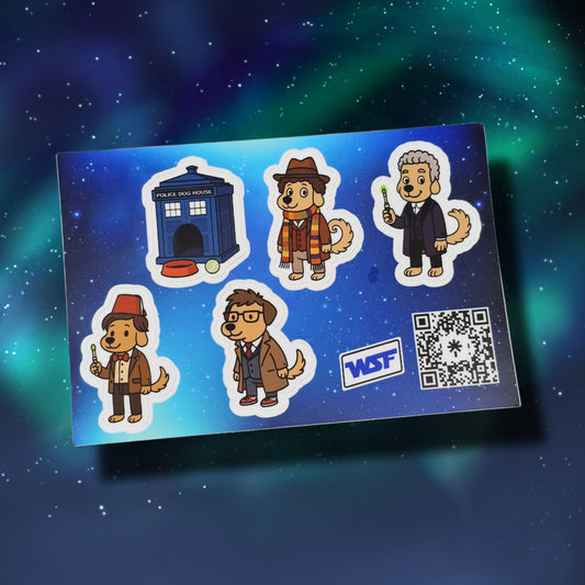 Dogtor Who Sticker Pack