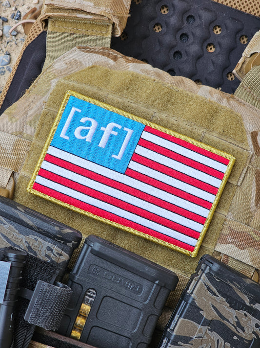 American AF - Embroidered Morale Patch
