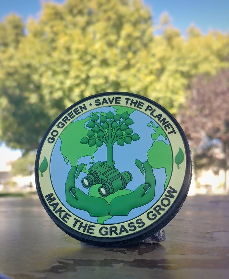 Save the Planet - Unique PVC Tactical Morale Patch Glow in the Dark Night Vision Marine Corps Inspired Humor Gift Idea