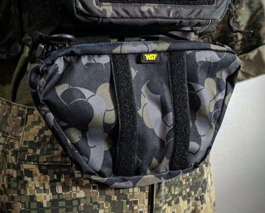 Multicock Black "Coin Purse" Tactical dangler fanny pack multicam black zipper pouch